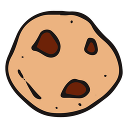 Cookie-Farbstrich Weihnachten PNG-Design