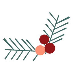 Visco plano de natal delicado Desenho PNG