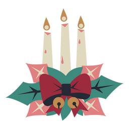 velas planas de natal Desenho PNG
