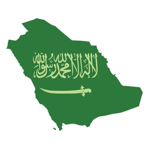 A bandeira da Arábia Saudita Desenho PNG