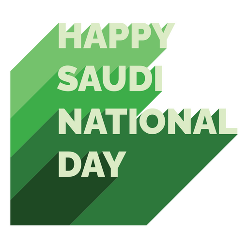 Feliz Dia Nacional da Arábia Saudita Desenho PNG