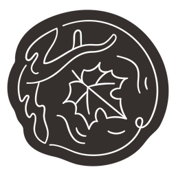 Cenário de folha cortada Desenho PNG