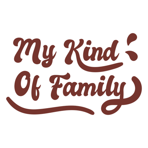 Thanksgiving friends family quote lettering PNG Design