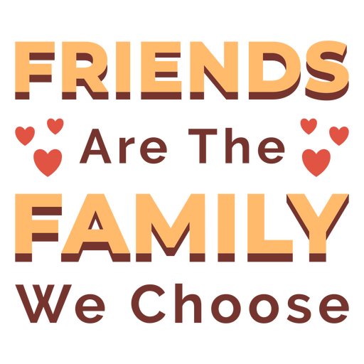 Friendsgiving-Freunde zitieren Abzeichen PNG-Design