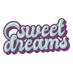 Letras de citação brilhante de sonhos doces Transparent PNG