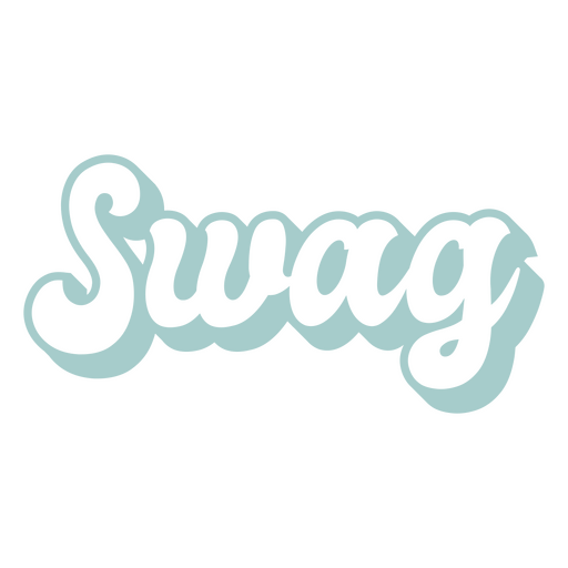 Swag-Wort-Schriftzug PNG-Design