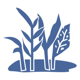 Plantas de paisajes naturales recortadas Diseño PNG