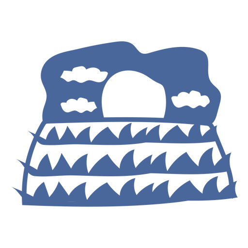 Naturlandschaft Feld im Sonnenlicht ausgeschnitten PNG-Design