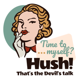 Sarcastic 50s House Wife PNG Design Transparent PNG
