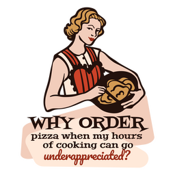 Meme Frauen der 50er Jahre kochen PNG-Design