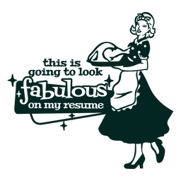 Frauenmem der 50er Jahre PNG-Design