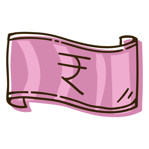 billete de rupia india Diseño PNG
