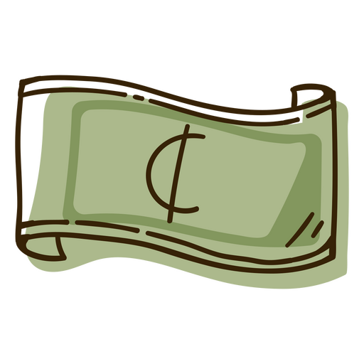 Icono de dinero de factura Cedi Diseño PNG