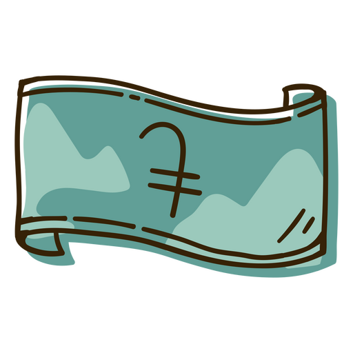Dram bill money icon PNG Design