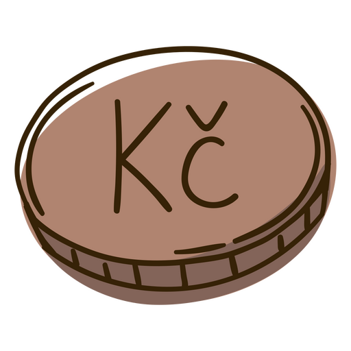 Koruna coin money business icon