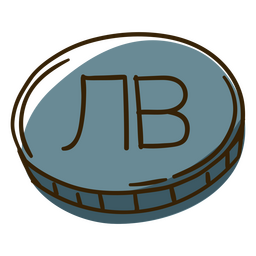 Lev moneda dinero negocio icono Diseño PNG