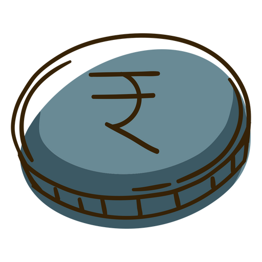 Ícone de negócios de dinheiro de moeda de rupia Desenho PNG