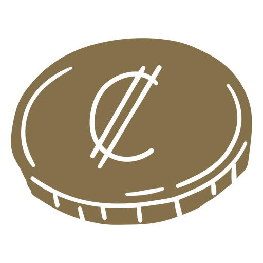 Simple colon coin money business icon PNG Design