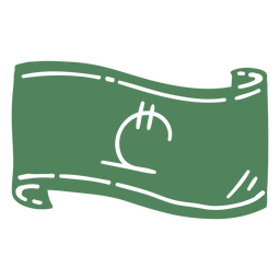 Simple lari bill money business icon PNG Design