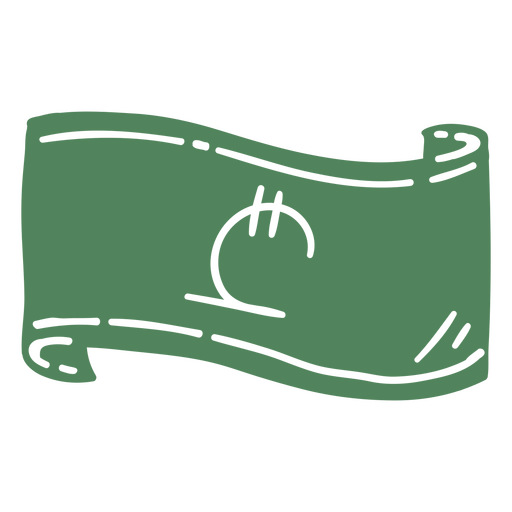 Simple lari bill money business icon PNG Design