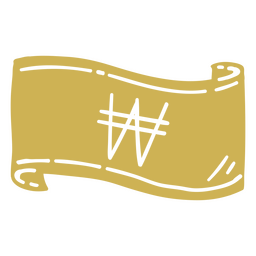 A conta ganha simples financia o ícone do dinheiro Desenho PNG