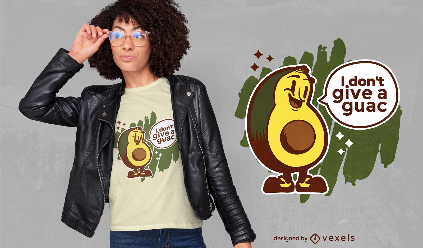 Lustiges Avocado-Zitat-T-Shirt-Design