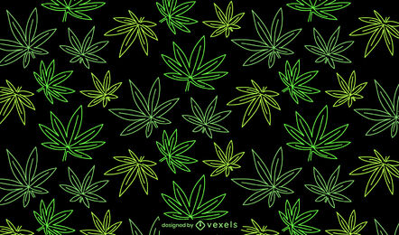 Cannabis kachelbarer Muster-Designstrich