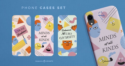 Cool neurodiversity phone case design