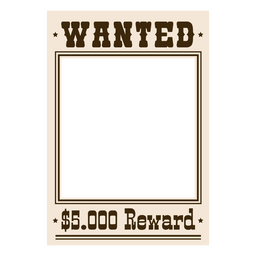 Wanted Cowboys Flyer Filled Stroke PNG & SVG Design For T-Shirts