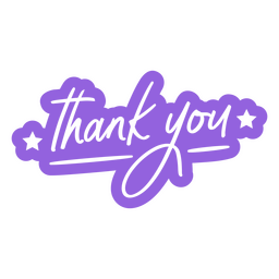 Thank You Cut Out Quote PNG & SVG Design For T-Shirts