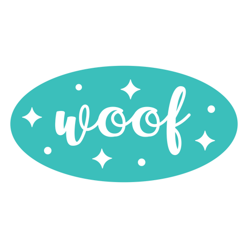 Citação de corte Woof Desenho PNG