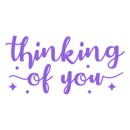 Pensando em você, citação de letras Desenho PNG