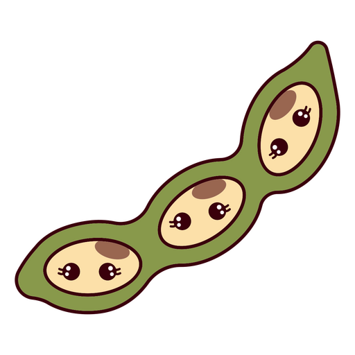 Peas thanksgiving kawaii character