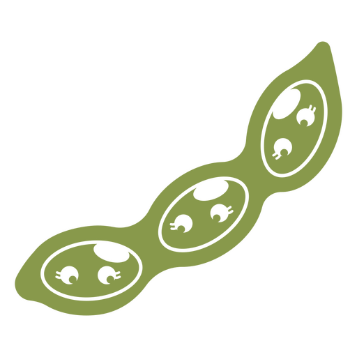 Beans cut out kawaii PNG Design