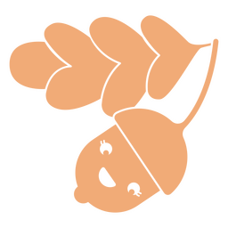 Bolota cortada kawaii Desenho PNG