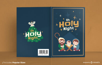 Cute Christmas book cover design