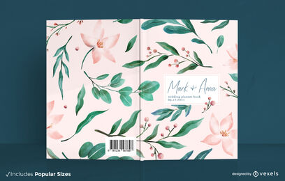 Lindo design de capa de livro planejador