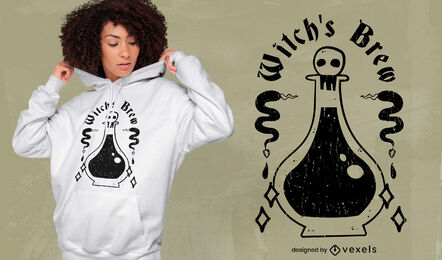 Cooles Hexenbrau-T-Shirt-Design