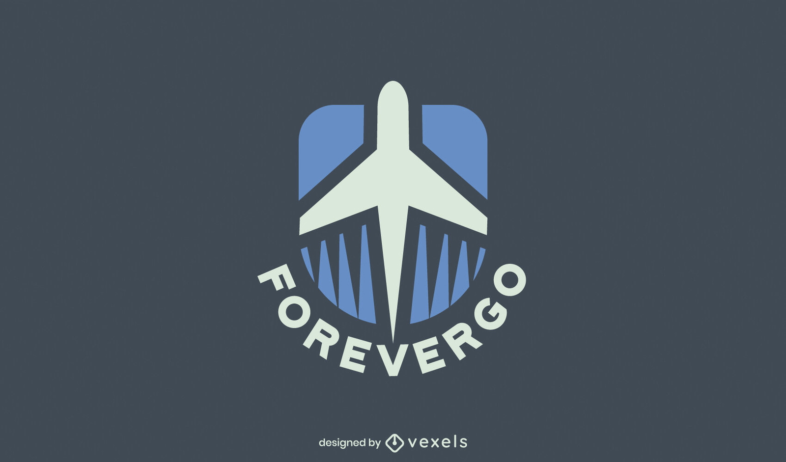 Gran diseño de logotipo de avión.