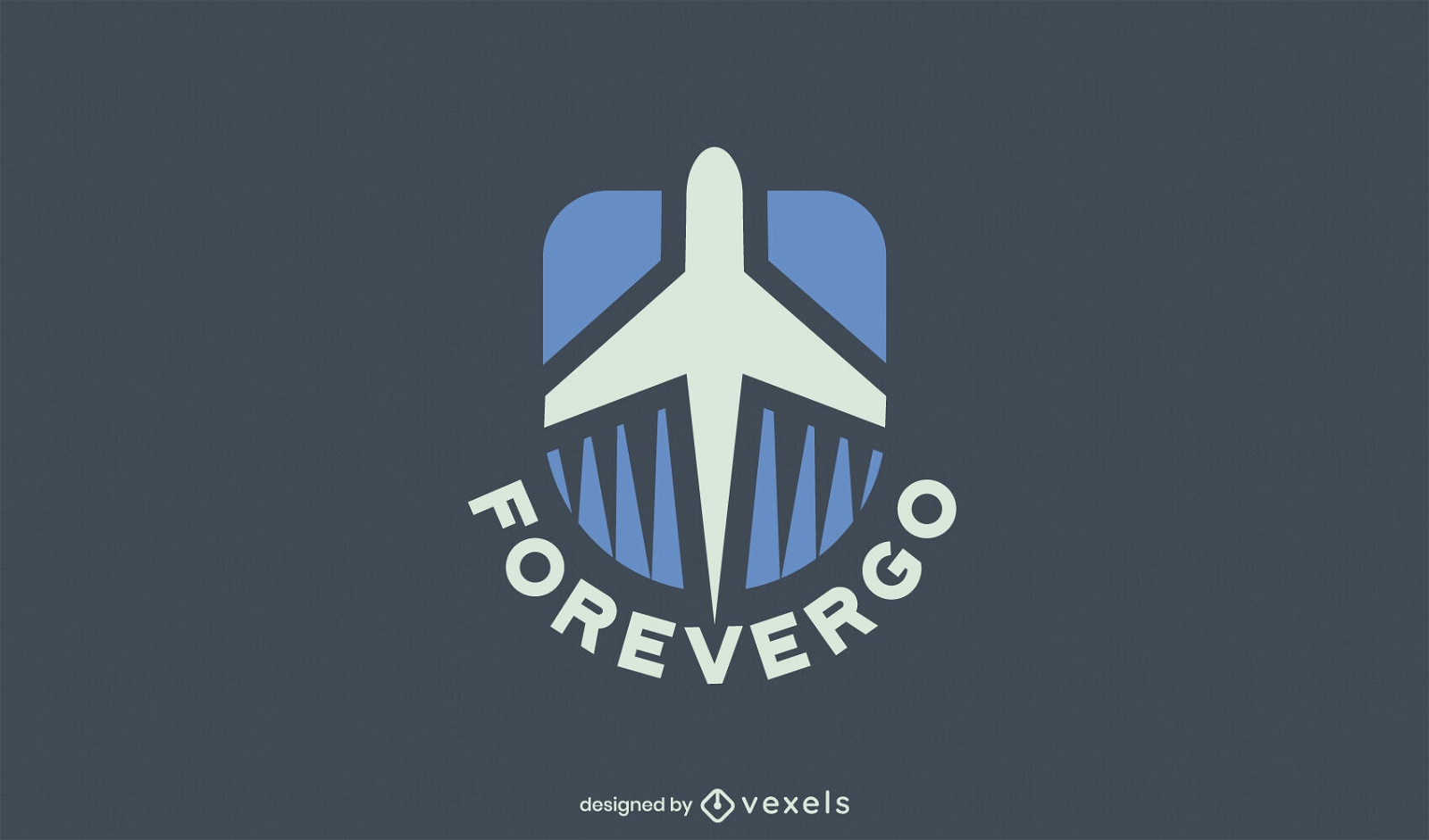 Tolles Flugzeug-Logo-Design