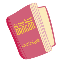 livro guia do dragão Desenho PNG