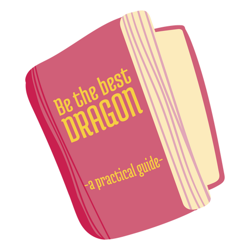 livro guia do dragão Desenho PNG