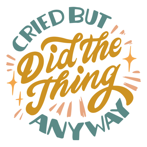 Neurodiversity quote lettering PNG Design