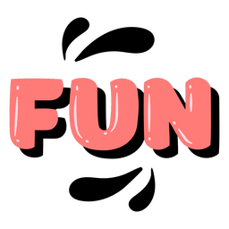 Fun Glossy Word PNG & SVG Design For T-Shirts