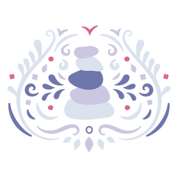 Pedras planas da natureza Desenho PNG