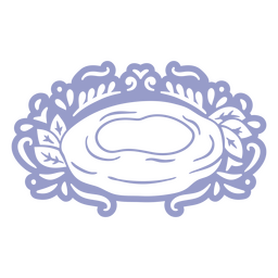 Nature cut out nest PNG Design