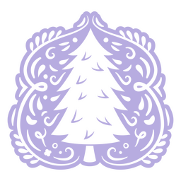 Árbol de pino recortado de la naturaleza Diseño PNG