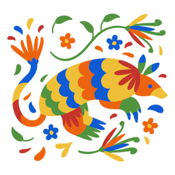 Dia dos mortos tatu ornamental plano Desenho PNG