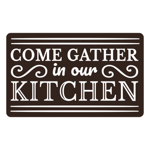 Kitchen gather Thanksgiving badge