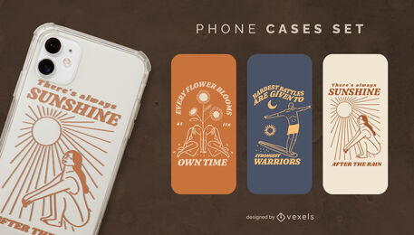 Design bacana de capas de celular para neurodiversidade